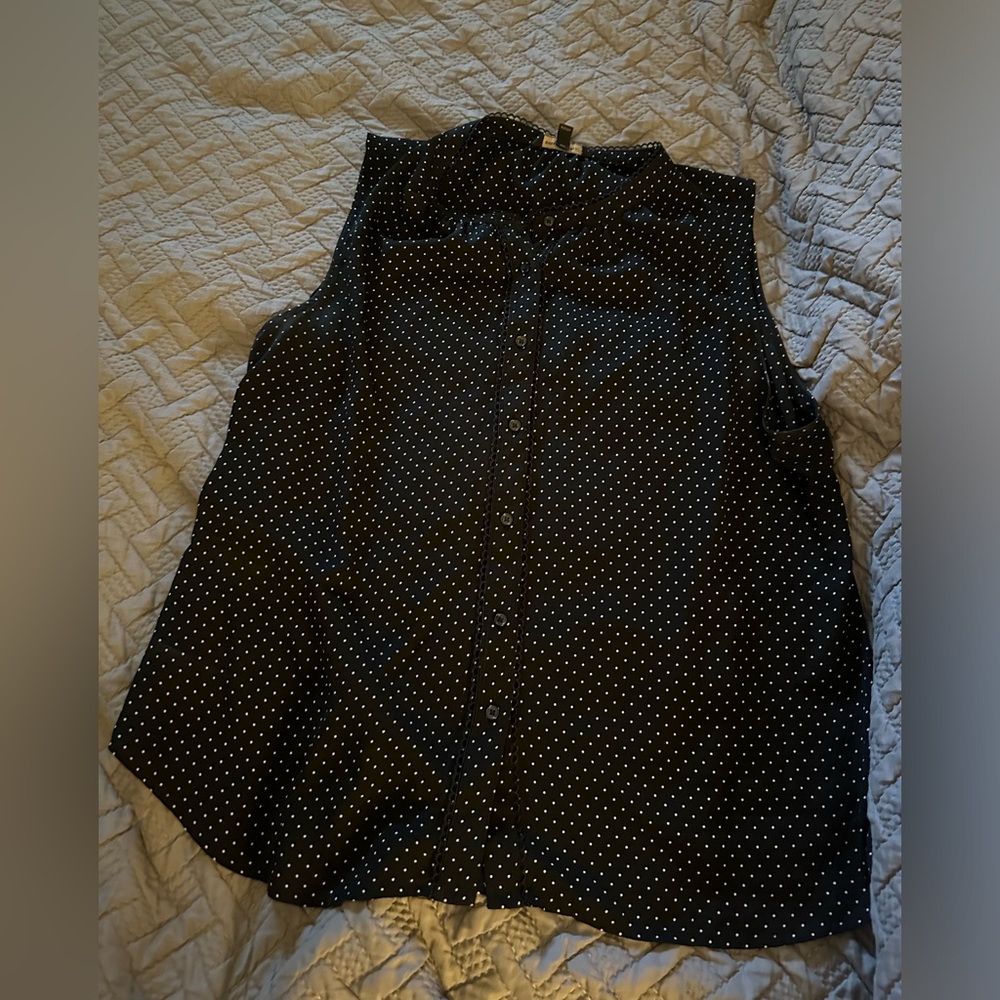 Button up Banana Republic Tank